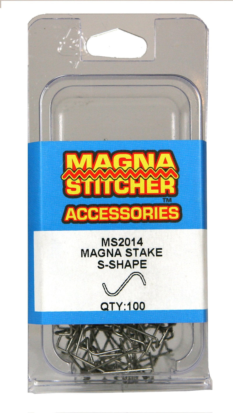 Motor Guard MS2014 S-Shape Magna-Stakes, 100-Pack