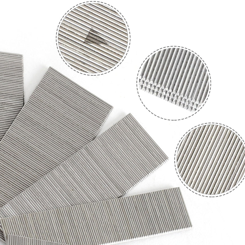 HAMWOO 5000Pcs 23 Gauge Stainless Steel Pin Nails, Headless Pinner Nails (3/8",5/8",4/5",1",1-3/16") assorted 5 sizes for Molding Cabinetry Building photo frame,handicrafts