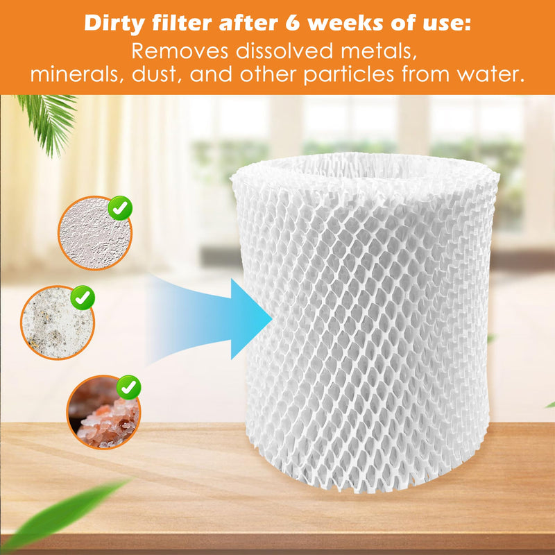 Smilefil Large Room Humidifier Filters Replacement Wick Filters Compatible with Canopy Humidifier Plus ONLY （5.5L）(Don’t fit for Bedside or Nursery) 1 Pack
