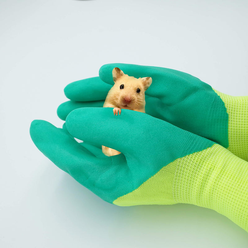 FOIBURELY Anti Bite Gloves Safe Touch Small Animal Handling Protection Glove for Hamster Bird Parrot Hedgehog Squirrels Anti Scratch - PawsPlanet Australia