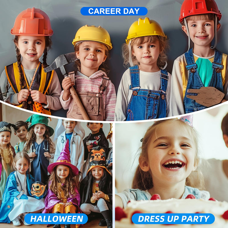 RioRand Doctor Costume for Kids With Stethoscope Lab Coat Career Day Costume Halloween Dress Up For Boys Girls 3-12 XXL-150/9-10Y Pink