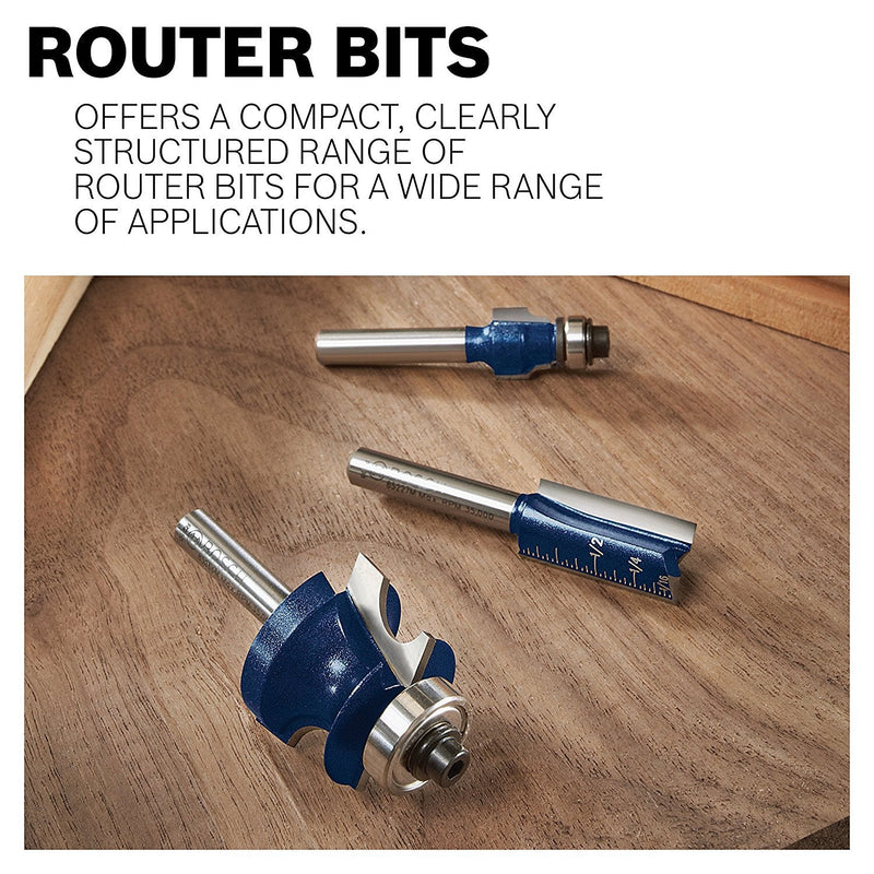 Bosch 85220M 90° x 1-1/4 in. Carbide Tipped V-Groove Bit