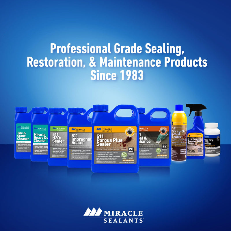 Miracle Sealants 511 H2O Plus Water-Based Penetrating Sealer, Quart