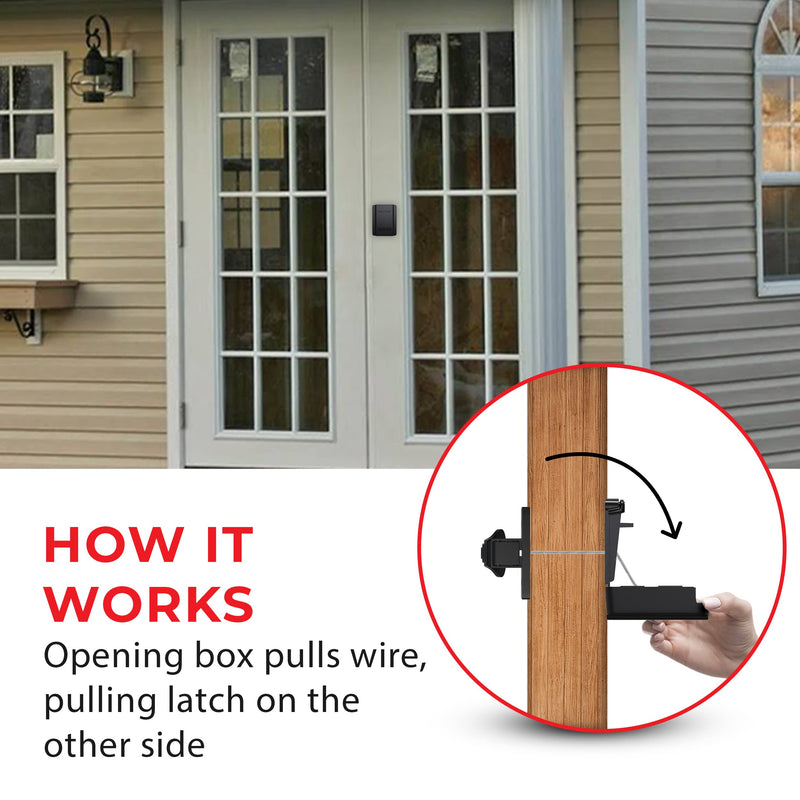 Shed Lock – Keyless Secure 4-Digit Shed Lock and Latch – Strong Durable System