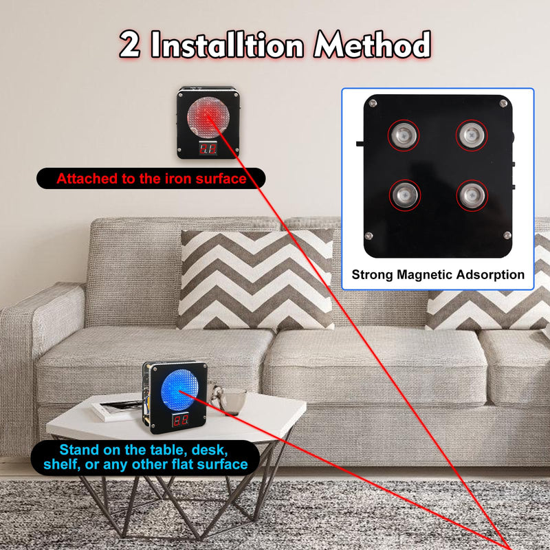 DIY Laser Target Soldering Kit, Build Your Own Electronic Shooting Game with Digital Score Counter, STEM Light Sensor Soldering Project with Adjustable Volume & Brightness,Father's Day Present