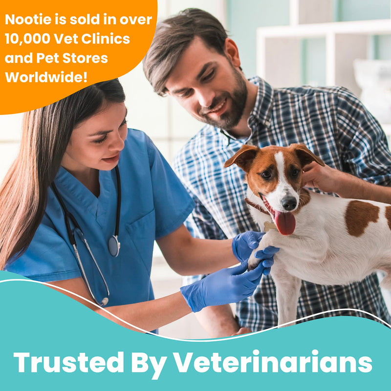 Nootie Ear Wipes for Dogs & Cats with Salicylic Acid Drys Ears - Helps Prevent Itching & Ear Infections - Sold In Over 3000 Vet Clinics-Made In U.S.A. Large Size Wipe-70 Count Sweet Pea & Vanilla - PawsPlanet Australia
