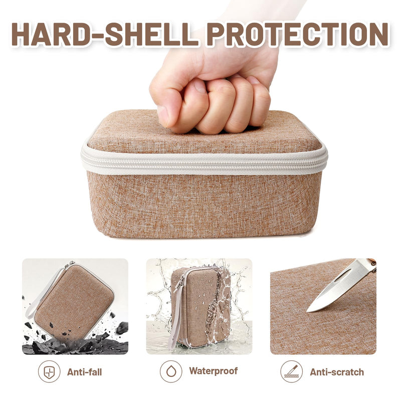 Portable Travel Case Compatible with Shark ChillPill 3-in-1 Fan, Brown