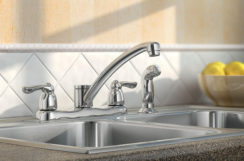 Moen 7907 Two-Handle Kitchen Faucet, Chrome