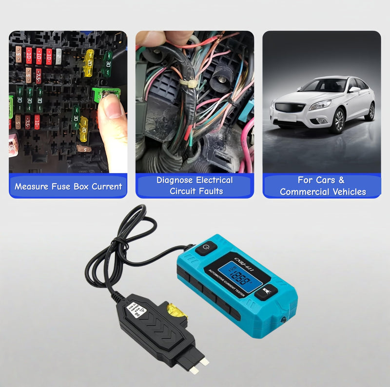 Automotive Circuit Fault Probe Tester, CNBJ-611 Car Circuit Tester, Automotive Fuse Tester Max 48V, Circuit Fault Test Tool, Blade Fuse with Gloves New (2 Sets) 2 Sets