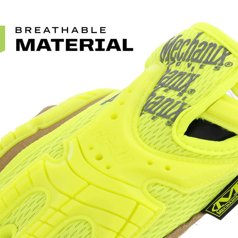 Mechanix Wear: Hi-Viz CG Heavy Duty Work Gloves (X-Large, Fluorescent Yellow) X-Large