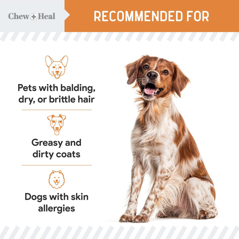 Wild Caught Omega 3 Fish Oil for Dogs - 300mg Softgel Capsules for Healthy Skin and Coat - 180 Dog Fish Oil Pills for Shedding, Dry Itching Skin, and Hot Spots - PawsPlanet Australia