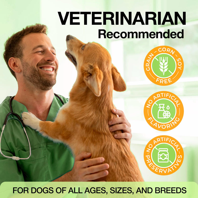 Glucosamine for Dogs – Hip and Joint Supplement Chews for Small, Medium & Large Dogs – Joint Pain & Mobility Support – Soft Chews for Pain and Inflammation Relief, 30 Chews
