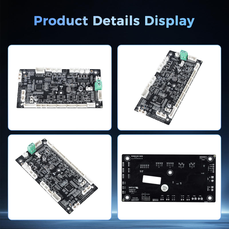 Creality Official K2 Plus Lower Computer Mainboard, Original K2 Plus Motherboard, CR4FN200338C15_32 Silent Mainboard, GD32F303RET6 Control Board Mainboard for Creality K2 Plus 3D Printer