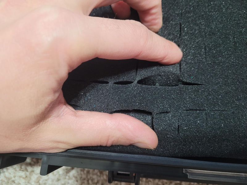 Waterproof Hard Storage Carrying Case | Compatible with Worx Zipsnip Cordless Electric Scissors & Franklin Sensors ProSensor M210 & Klein Tools ET310 | Includes Foam Insert