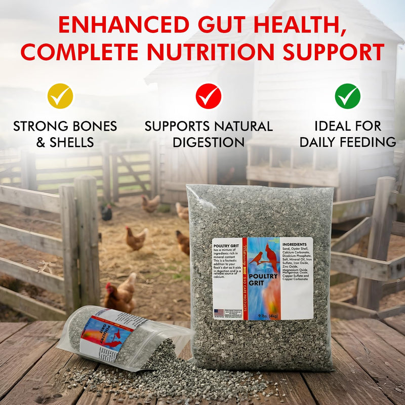 Morning Bird Poultry Grit for Chicken 1.5 lb, Mineral-Rich Chicken Grit Formula for Digestion & Calcium Support 1.5 Pound (Pack of 1)