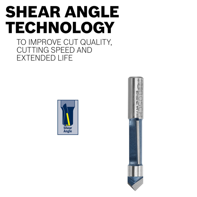 Bosch 85206M 3/8 in. x 9/16 in. Carbide Tipped Cove Bit