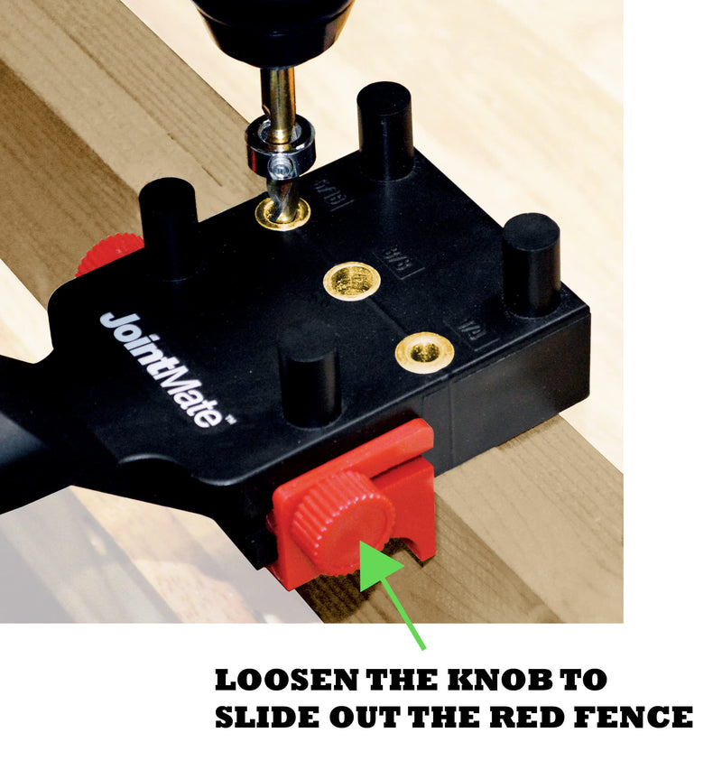 Milescraft 1333 Dowel Jig Kit - New, Improved, Self-Centering Handheld Dowel Jig with 3 Metal Bushing Sizes (1/4in, 5/16in, 3/8in) - Complete Doweling Jig Kit with all Accessories HARDWARE