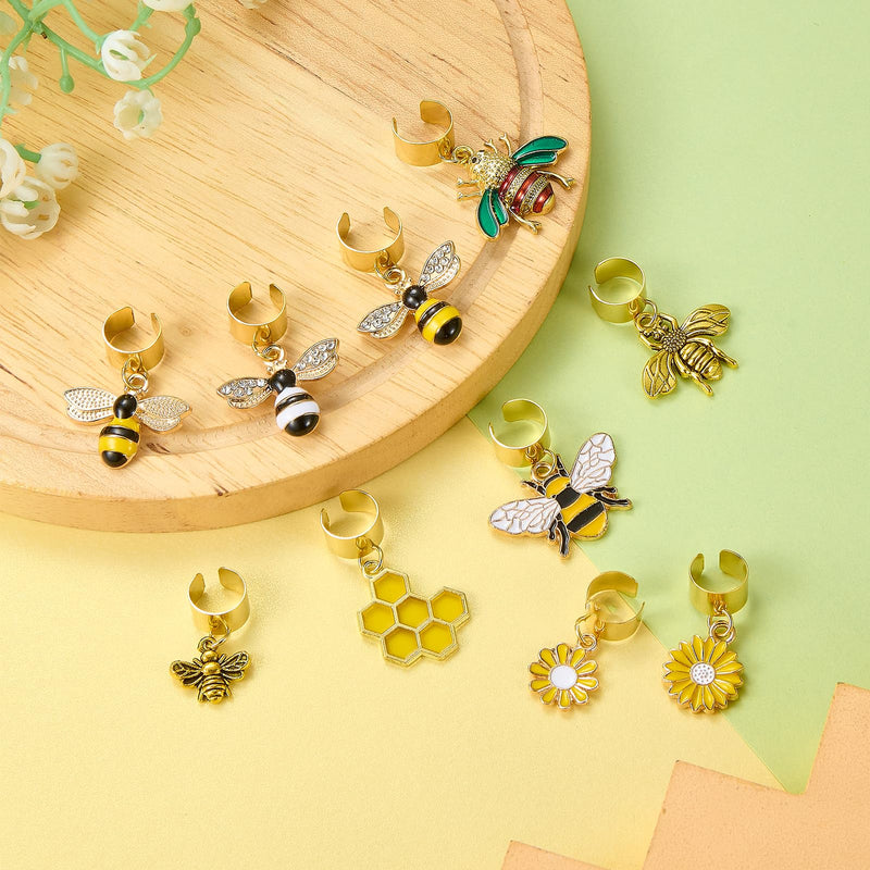 10 Pcs Stethoscope Charms for Nurses Personalized Stethoscope Charm with Daisy Flower Bee Pendants Gifts for Nurse Graduates Doctor Surgeons and Medical Assistant