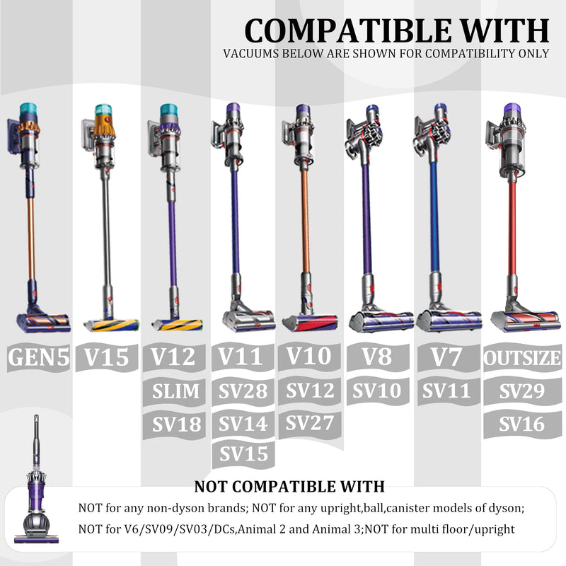 Flexible Extension Hose Attachment Compatible with Dyson Gen 5 Gen5 V15 V12 V11 V10 V8 V7 Vacuum Cleaner Accessories Tool Replacement Parts A-Flexible Hose