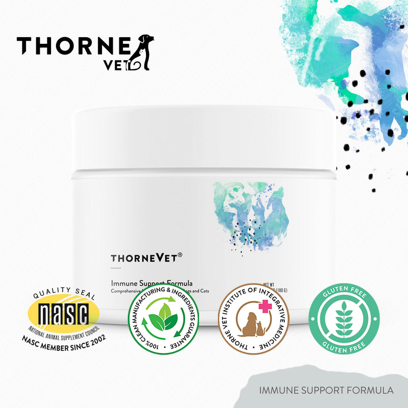 ThorneVET Immune Support Formula Powder – Immune Support for Dogs & Cats, 90 Scoops - PawsPlanet Australia