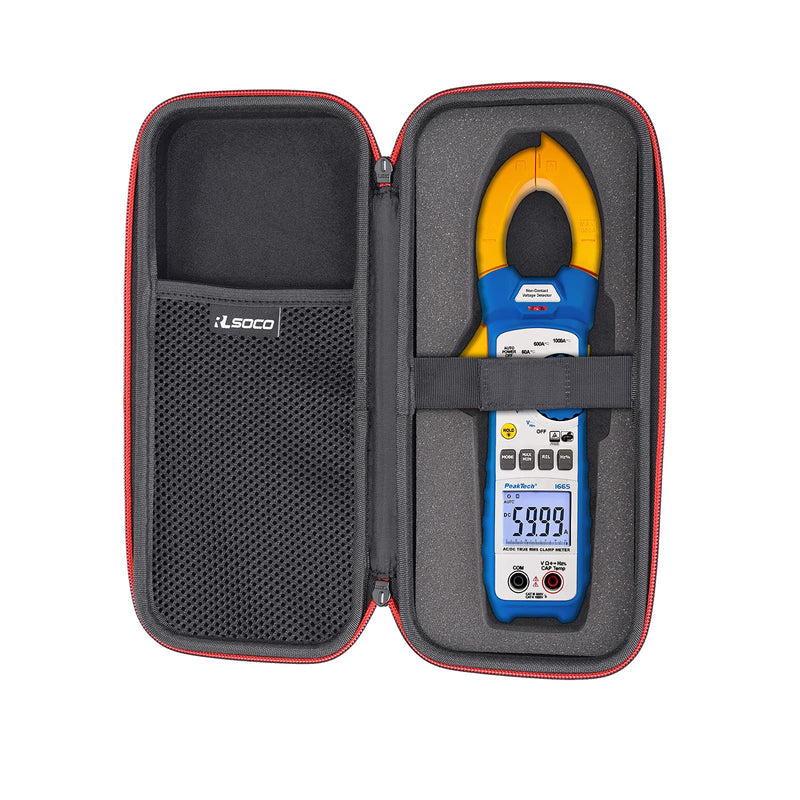 RLSOCO Carrying Case for Fluke 374/375/376FC/376/902/902 FC True-RMS Clamp Meter & Works with KAIWEETS Digital Clamp Meter HT208A/HT208D Case for 374/375/376
