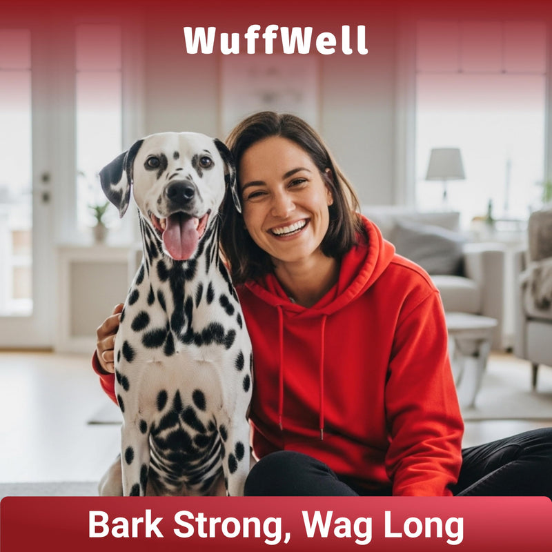 WuffWell Turkey Tail Mushroom Supplement for Dogs - Immune Support Mushrooms - Dog Mushroom Supplements for Health - Turkey Tail for Dogs - Mushroom Powder for Dogs - Natural Dog Wellness