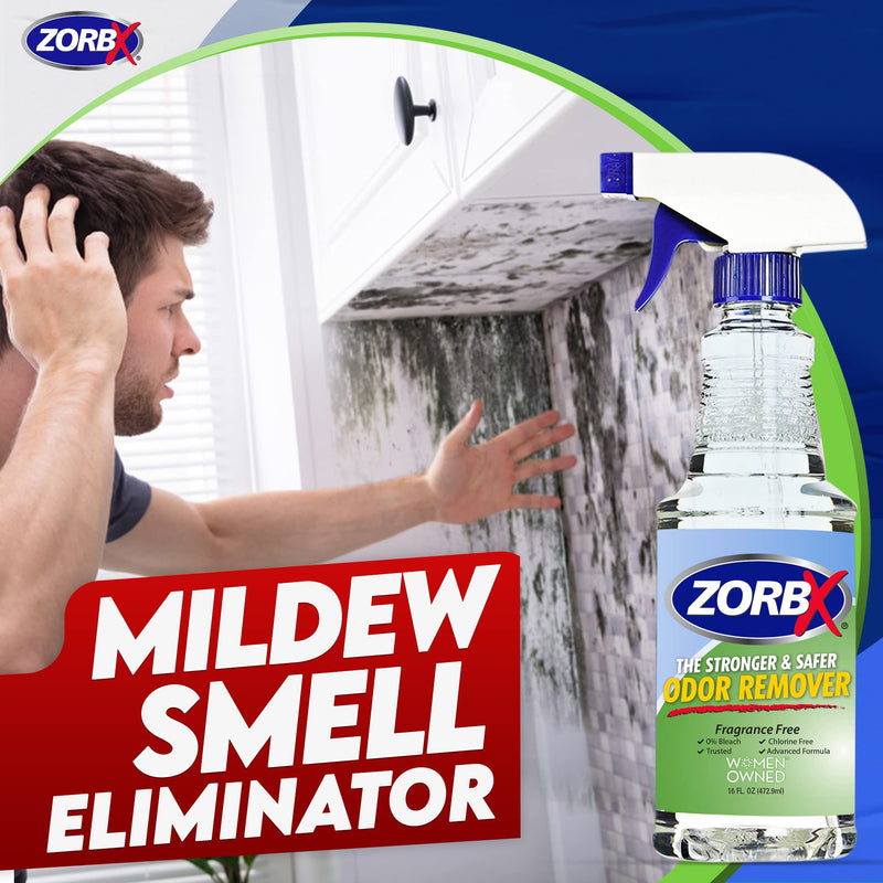 ZORBX Unscented Multipurpose Odor Remover –Safe for All, Even Children, No Harsh Chemicals, Perfumes or Fragrances, Stronger and Safer Odor Remover Works Instantly (16oz) - PawsPlanet Australia