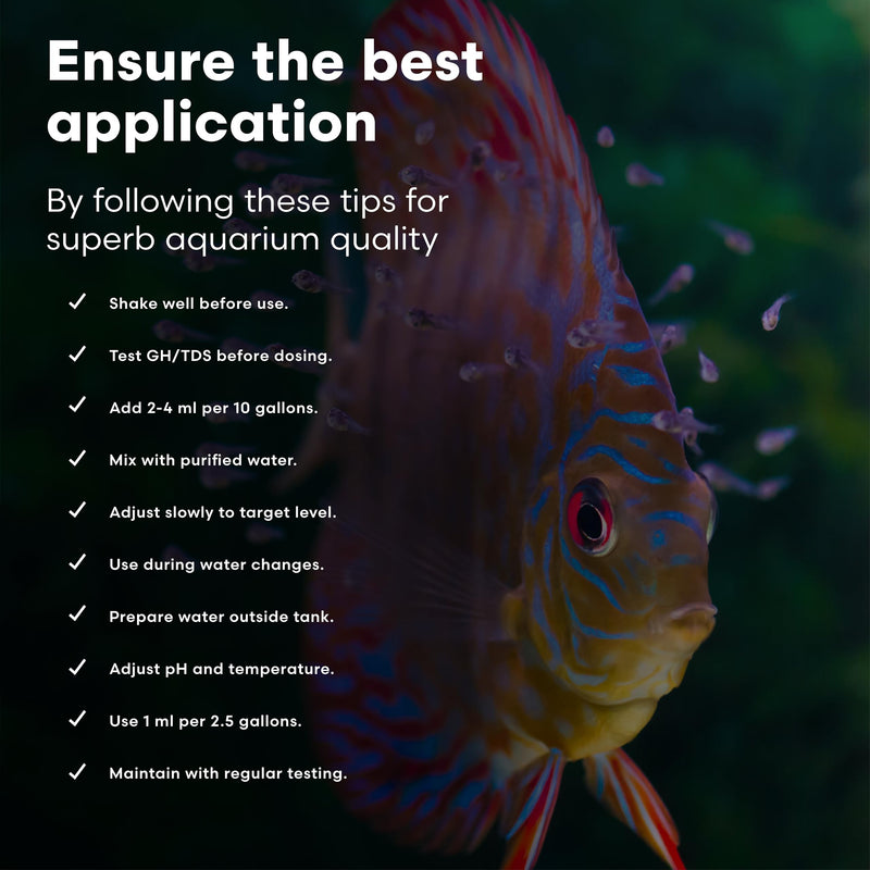 Brightwell Aquatics NeoTiger KH+/GH+ Mineral Supplement Balances Hardness in RO/DI Water with Calcium Magnesium Potassium Sodium for Shrimp Fish Planted Aquariums, 250 ml 250-ml