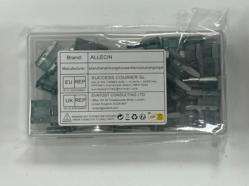 1A Mini Fuse 1 AMP ATM APM Blade Car Fuses 1Amp Automotive Fusibles for RV Auto Motorcycle Truck (Pack of 50Pcs) 1A