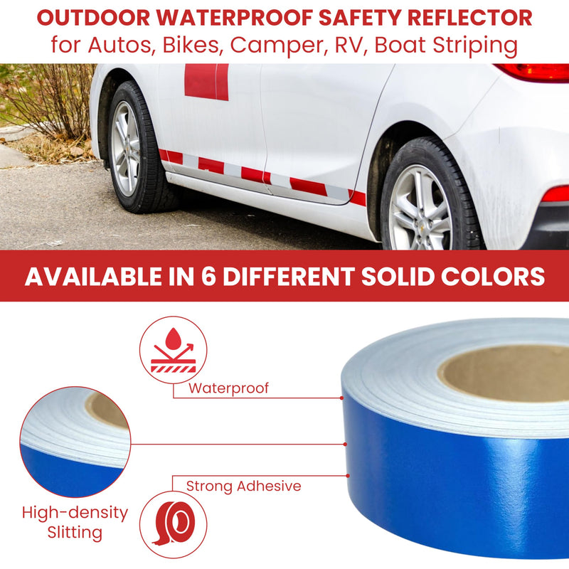 GGR Supplies - T.R.U. REF-7 Silver/White Engineering Grade Reflective Tape: 1/2 in. wide x 30 ft. length 1/2 in. (Pack of 1) - NewNest Australia