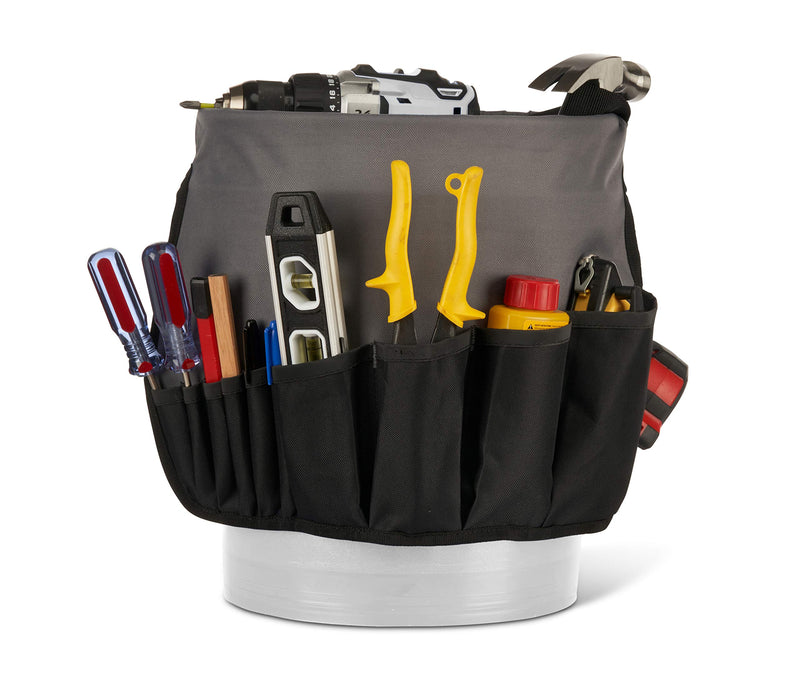 McGuire-Nicholas Bucket Organizer | Tool Organizer with 36 Pockets Designed for 5 Gallon Bucket