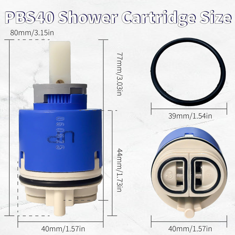 Kerox PBS 40 Faucet Cartridge,Shower Valve Cartridge Replacement