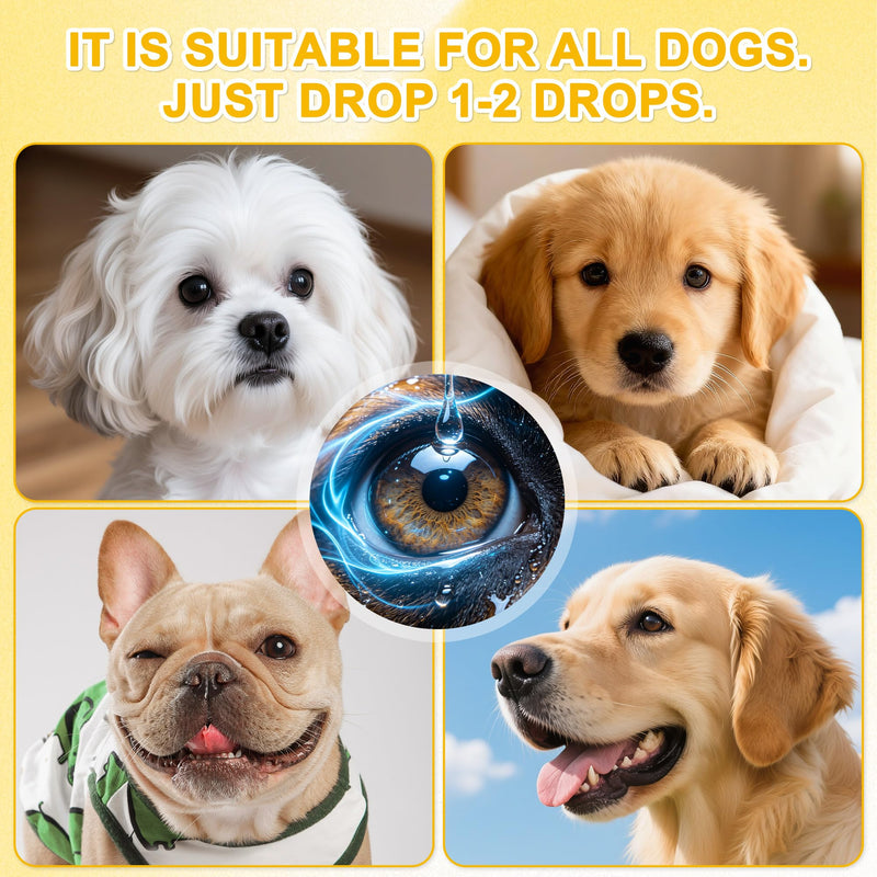 Pets Advanced Vsion Formula for Dogs, Helps Reduce Dog Tear Stain Supplement, Supports Vision and Reduces Redness Swelling