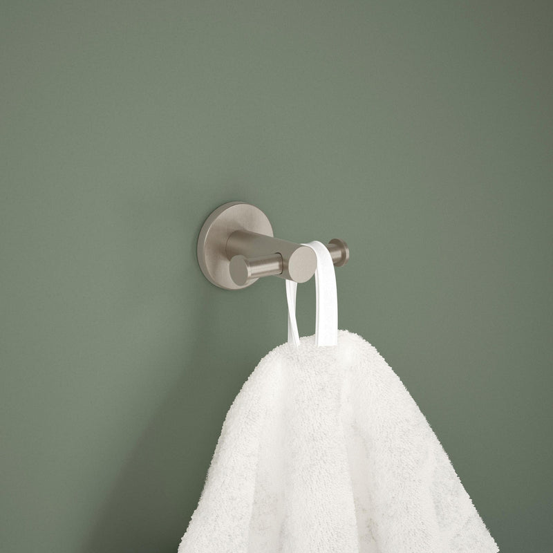 Peerless PA547-BN Precept Double Towel Hook, SpotShield Brushed Nickel (Pack of 6)