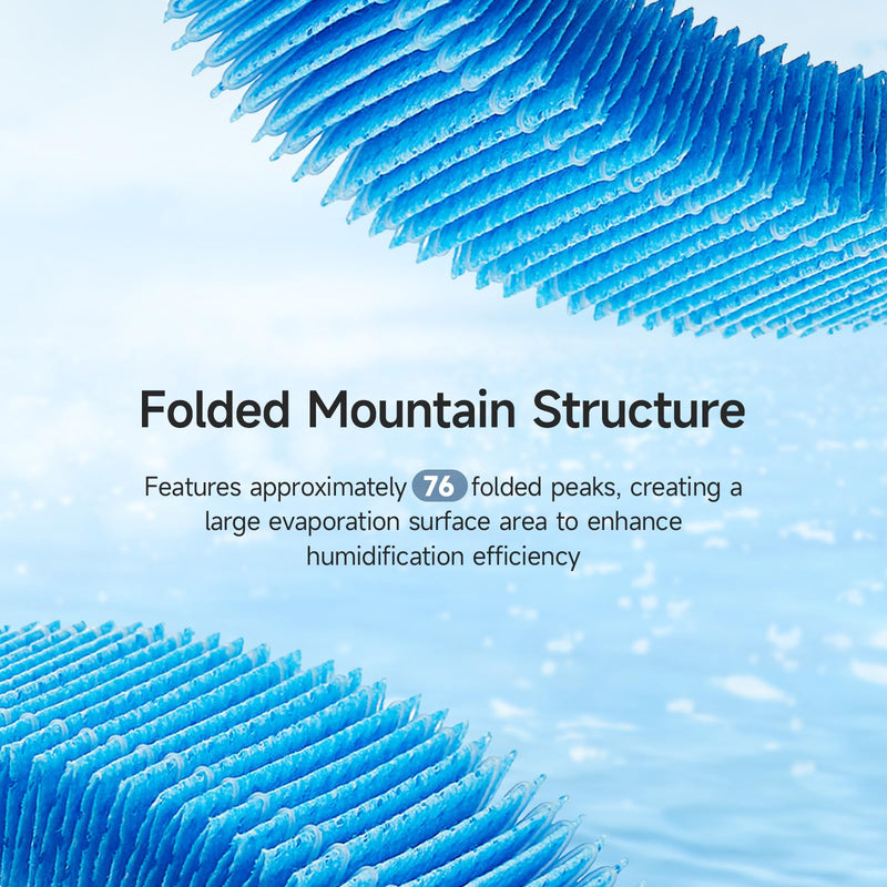 Bedside Humidifier Filter for Canopy Bedside and Nursery, 4 Pack