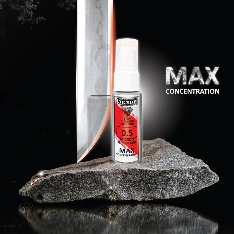 Jende 0.5 Micron Max Concentration Poly Diamond Stropping Emulsion 20ml-Higher Diamond Carat Level