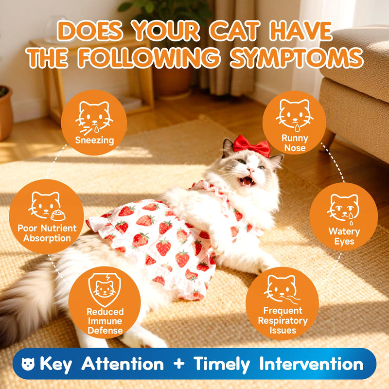 2 Pack Calming Drops for Dogs & Cats - Cat Calming Treats for Anxiety Relief, Relaxation, Sleep Aid + L-Lysine Supplement for Cats - Immune Support Lysine Drops of All Ages