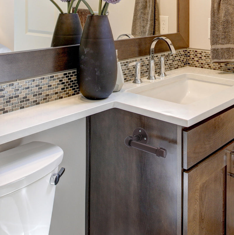 Allied Brass P-100-ETP-ABZ Pipeline Collection European Style Toilet Tissue Holder, Antique Bronze