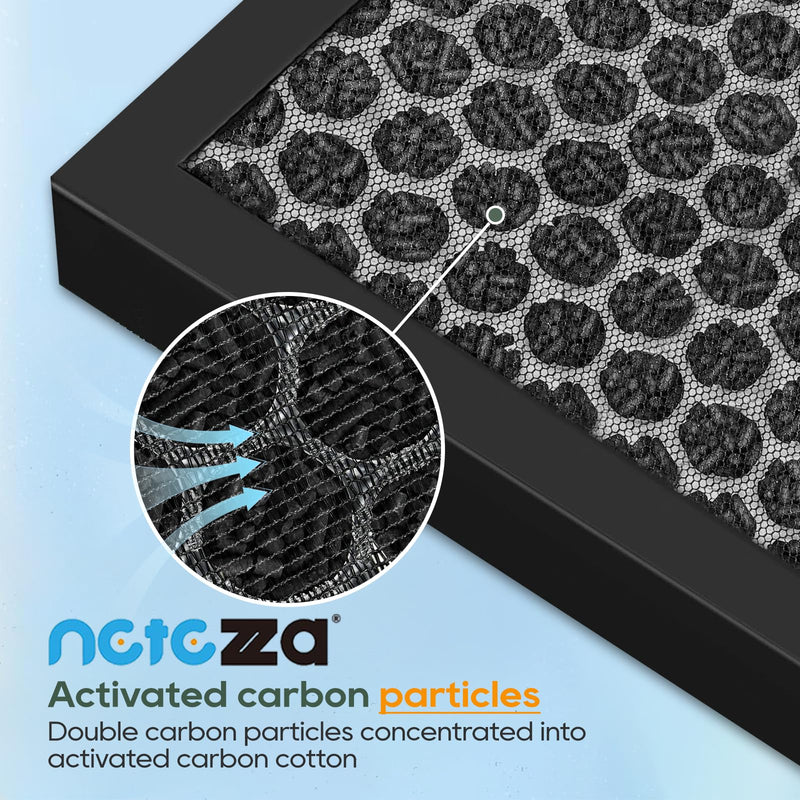 Netezza K2 Replacement Filters Compatible with Lunino K2 Air Purifier 2+2 Pack