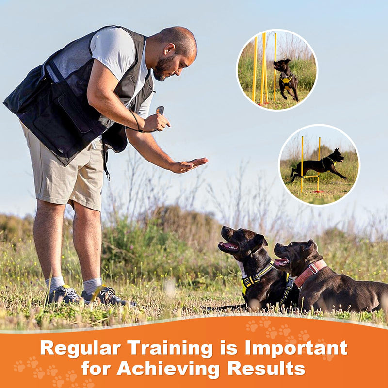 Dog Bark Deterrent Devices, Rechargeable Battery Ultrasonic Anti Barking Device for Dogs, Battery