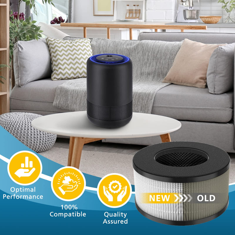 BS-01 Replacement Filter Compatible with Slevoo BS-01 Air Purifier