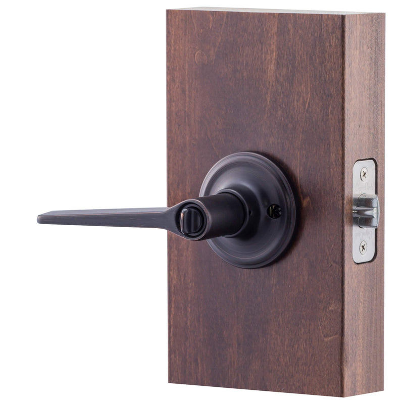 Copper Creek ZL2240TB Contemporary Keyed Entry Zane Non-Handed Lever, Tuscan Bronze