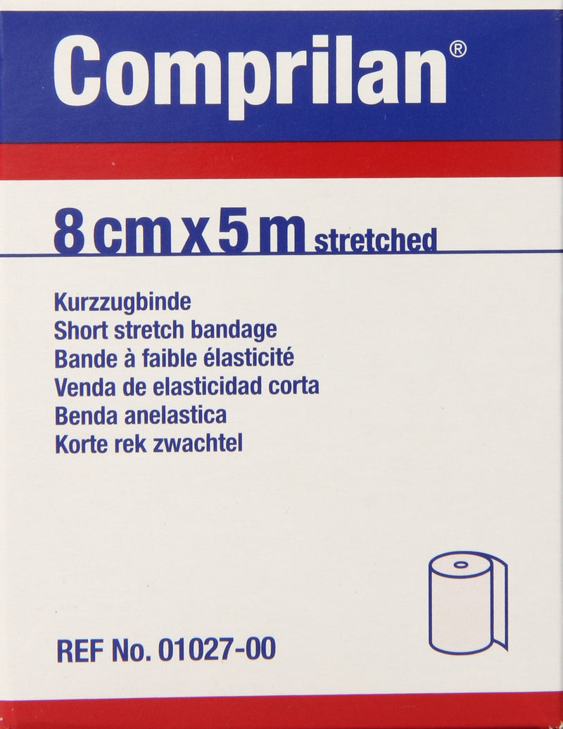 Jobst Comprilan Short Stretch Compression Bandage, 8cm x 5m Stretched, Latex Free Bandage 1 Count (Pack of 1)