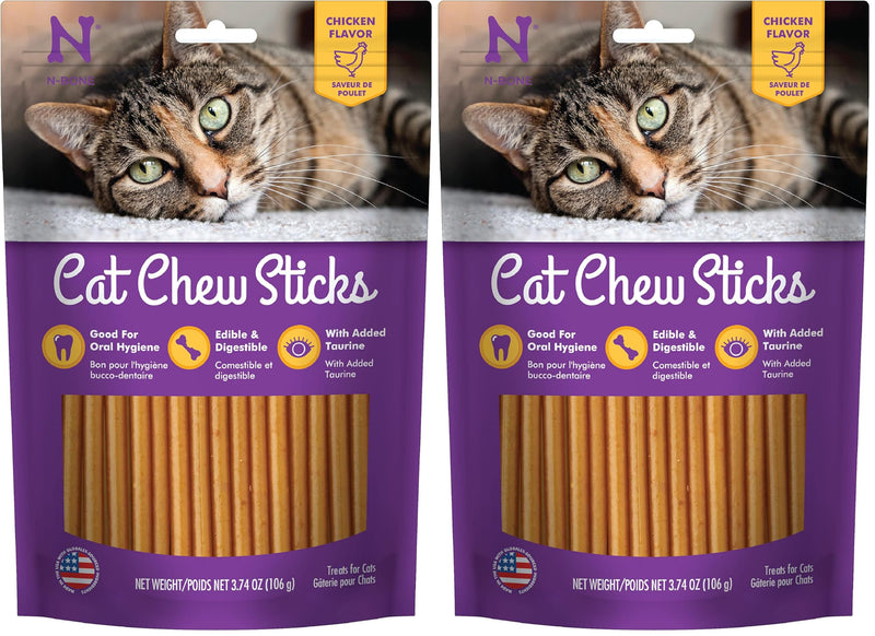 N-Bone Cat Chew Treats, Purple, 3.74 OZ (Pack of 2) 3.7 Ounce (Pack of 2)
