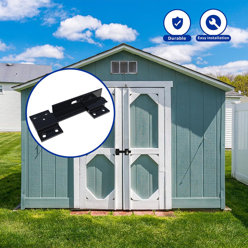 6" Flip Gate Latch Lock,Aluminum Alloy Safety Door Latch with Padlock Hole,Gate Latches for Wooden Fence, Barn Door Lock Latch,Outdoor Gate,Shed Door Latch,Yard,Cabinet 1