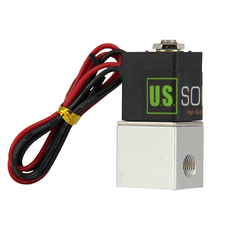 U.S. Solid 1/8inches NPT Electric Solenoid Valve 12 V DC 2 way Normally Closed Air Valve from U.S. Solid 1/8 Inch