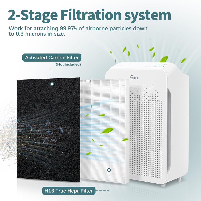 4 Pack C545 HEPA Replacement Filter Compatible with Winix C545 Air Purifier 4 PCS