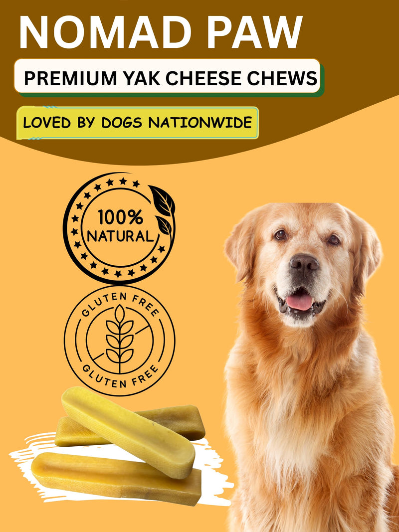 Himalayan Yak Cheese Dog Chews for Small Dogs – Long Lasting Dog Treats, 5 Pack | Natural Limited Ingredient Dog Bones | Rawhide Free Chews for Small Breeds, Puppies & Gentle Chewers Small 5 Pack