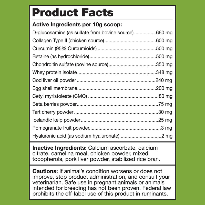 K9Power Joint Strong – Dog Joint Supplement for Mobility, Pain & Inflammation Relief – Glucosamine, Chondroitin, Collagen, Curcumin, Omega 3s, CMO, Green Tea – Ideal for Arthritis & Joint Protection Hip & Joint 1 lb (Pack of 1)