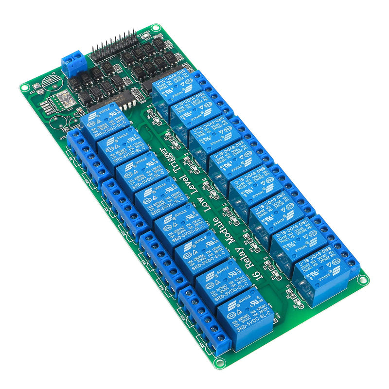 16 Channel DC 5V Relay Module with Optocoupler Low Level Trigger Expansion Board for Smart Control Switch